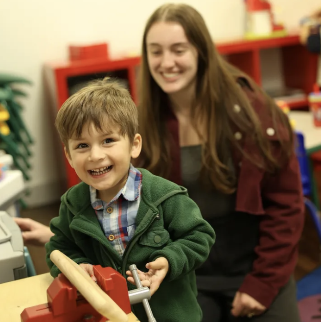 Children in the Salt Kids preschool room