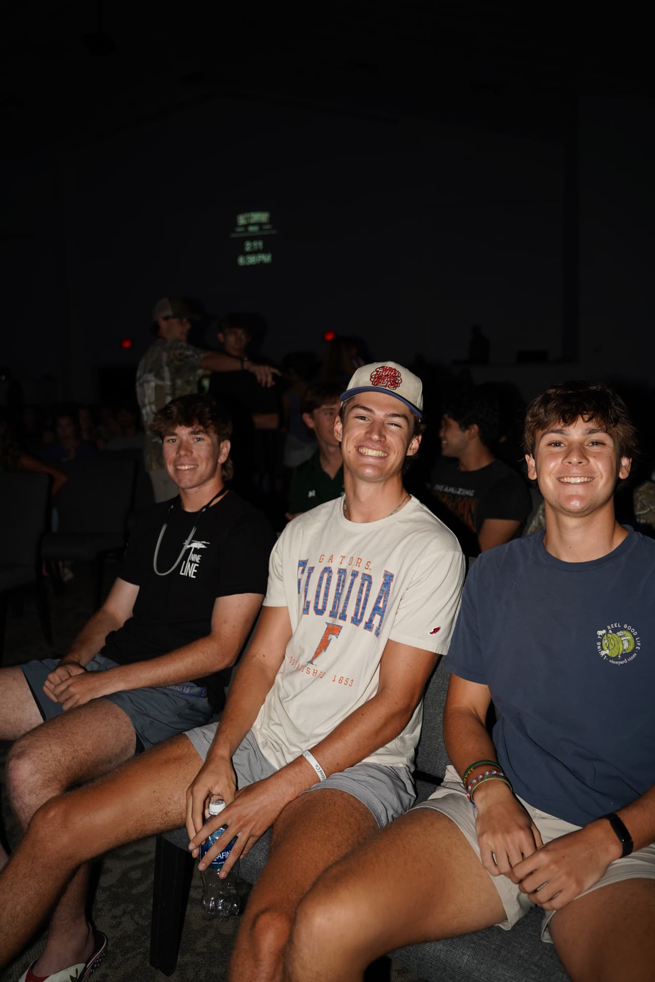 Students sitting together at a Salt Company gathering